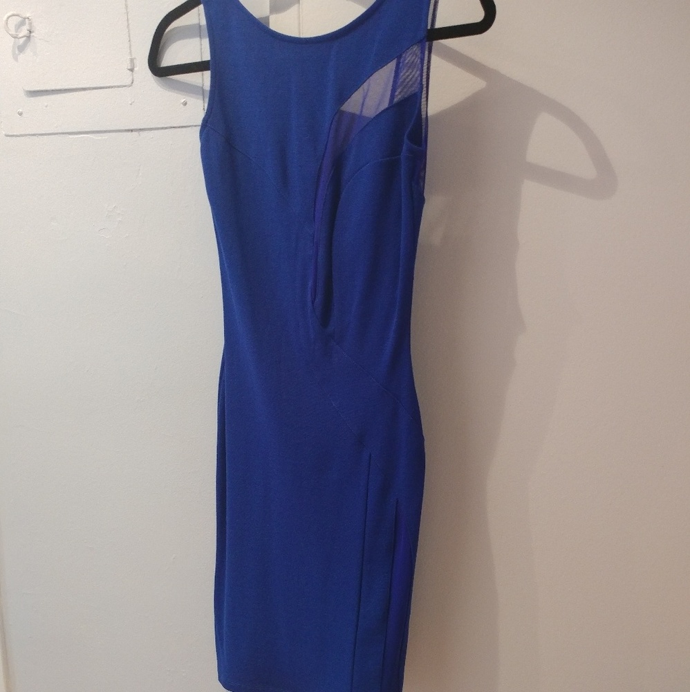 Blue Asos dress.